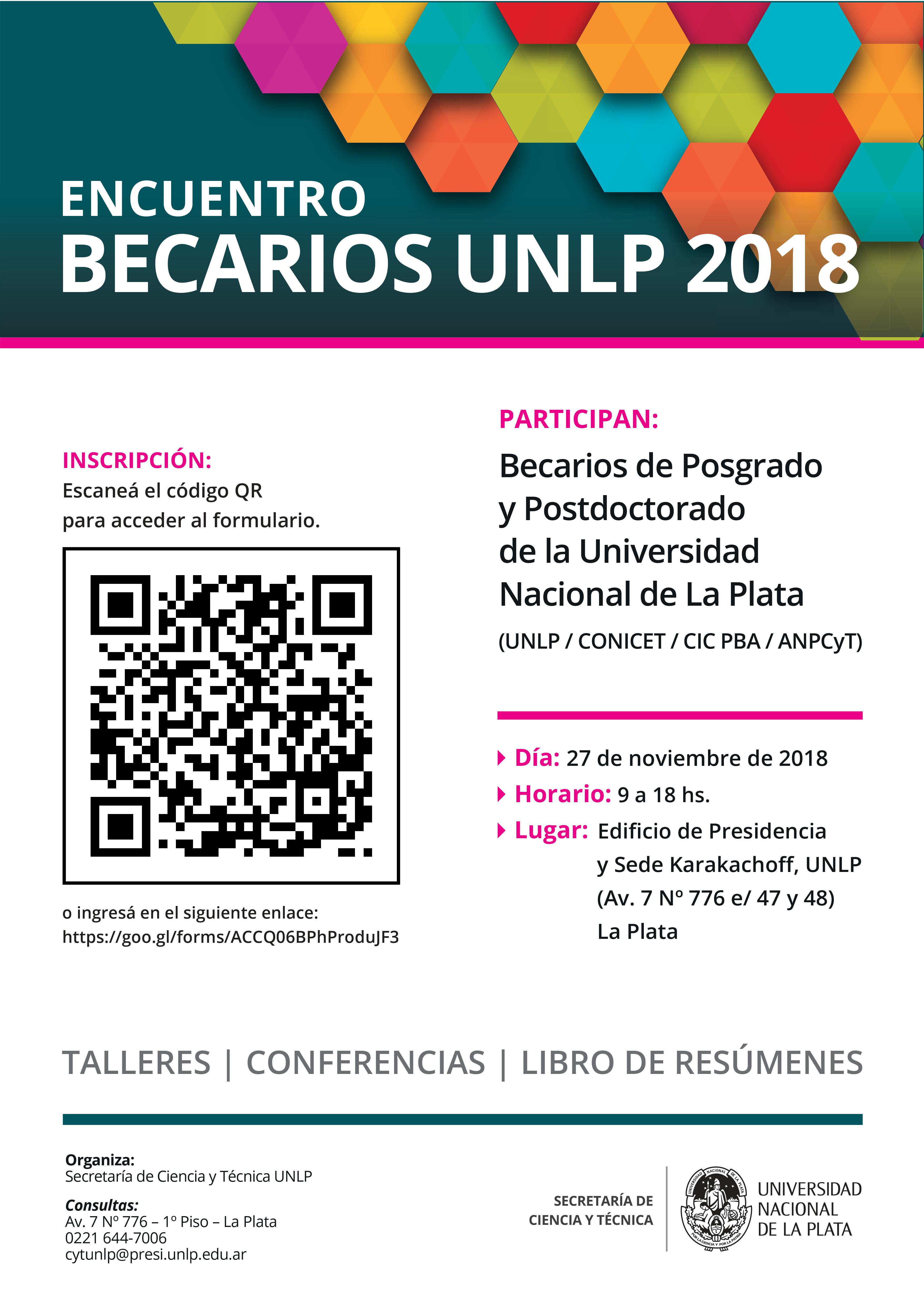 Encuentro de Becarios 2018 de la UNLP
