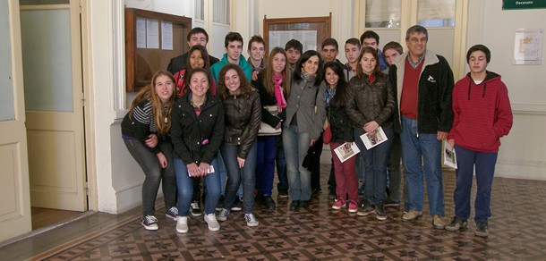 Visita a nuestra Facultad de la  Escuela Agropecuaria de Lobería