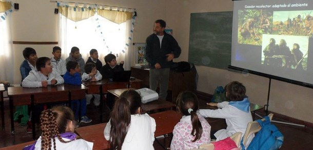 Charla sobre Uso de Agroquímicos para estudiantes de la EP Nº5 de Gómez de la Vega.