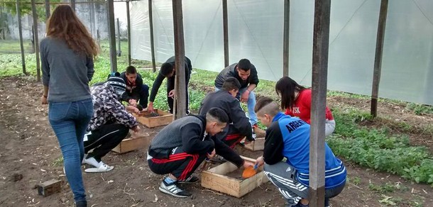 Docentes y estudiantes de la Facultad en un proyecto de extensión