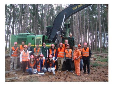 Viaje integrador de los cursos del área tecnológica de la carrera de Ingeniería Forestal