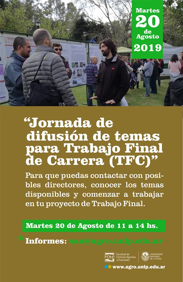 Jornada de difusión de temas de Trabajo Final de Carrera