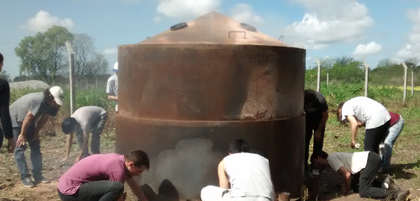 Práctica de Dendroenergía en la Hirschhorn