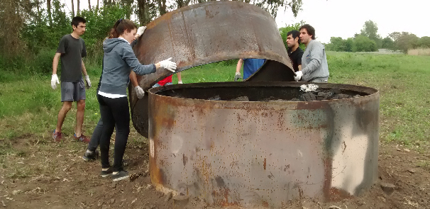 Práctica de Dendroenergía en la Hirschhorn