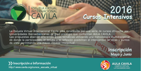 Inscripción a los cursos de la Escuela Virtual CAVILA