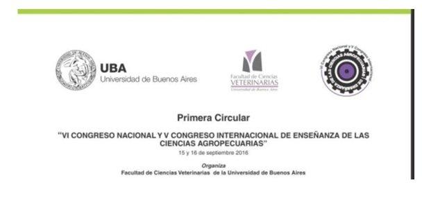 VI Congreso Nacional y V Congreso Internacional de Enseñanzas de las Ciencias Agropecuarias