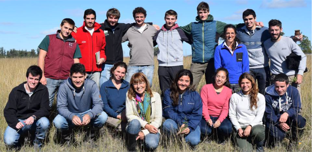 Viaje con estudiantes del  Seminario de Ecofisiología de pastizales.