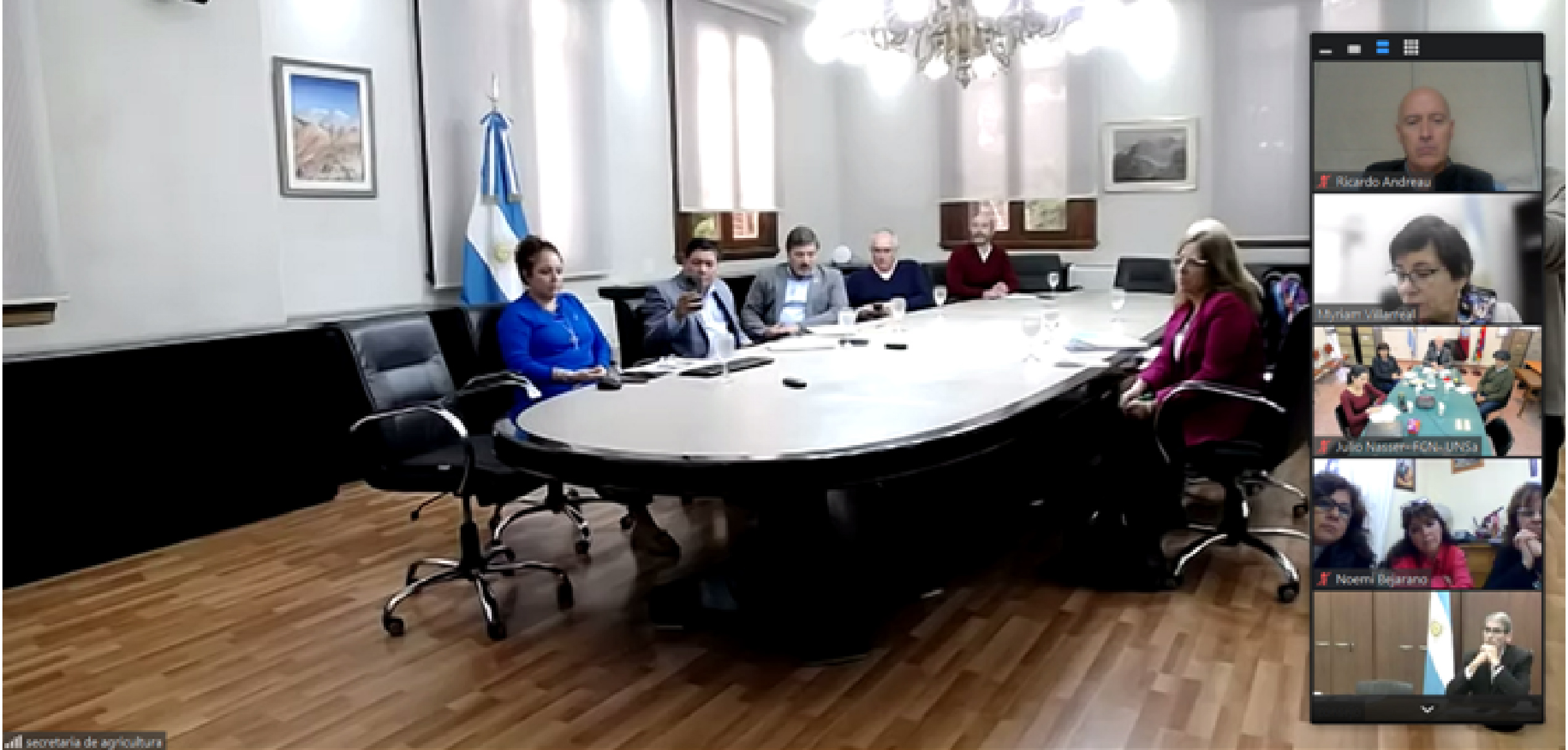 El Decano de nuestra Facultad participó de una reunión con el Secretario de Agricultura y Pesca de la Nación