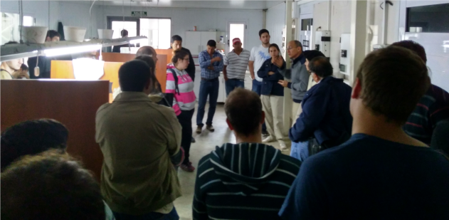 Visita de estudiantes de la Universidad Nacional de La Pampa