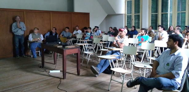 Visita de estudiantes de la Universidad Nacional de La Pampa