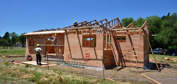 Grandes avances en la construcción del SUM en la Estación Experimental  