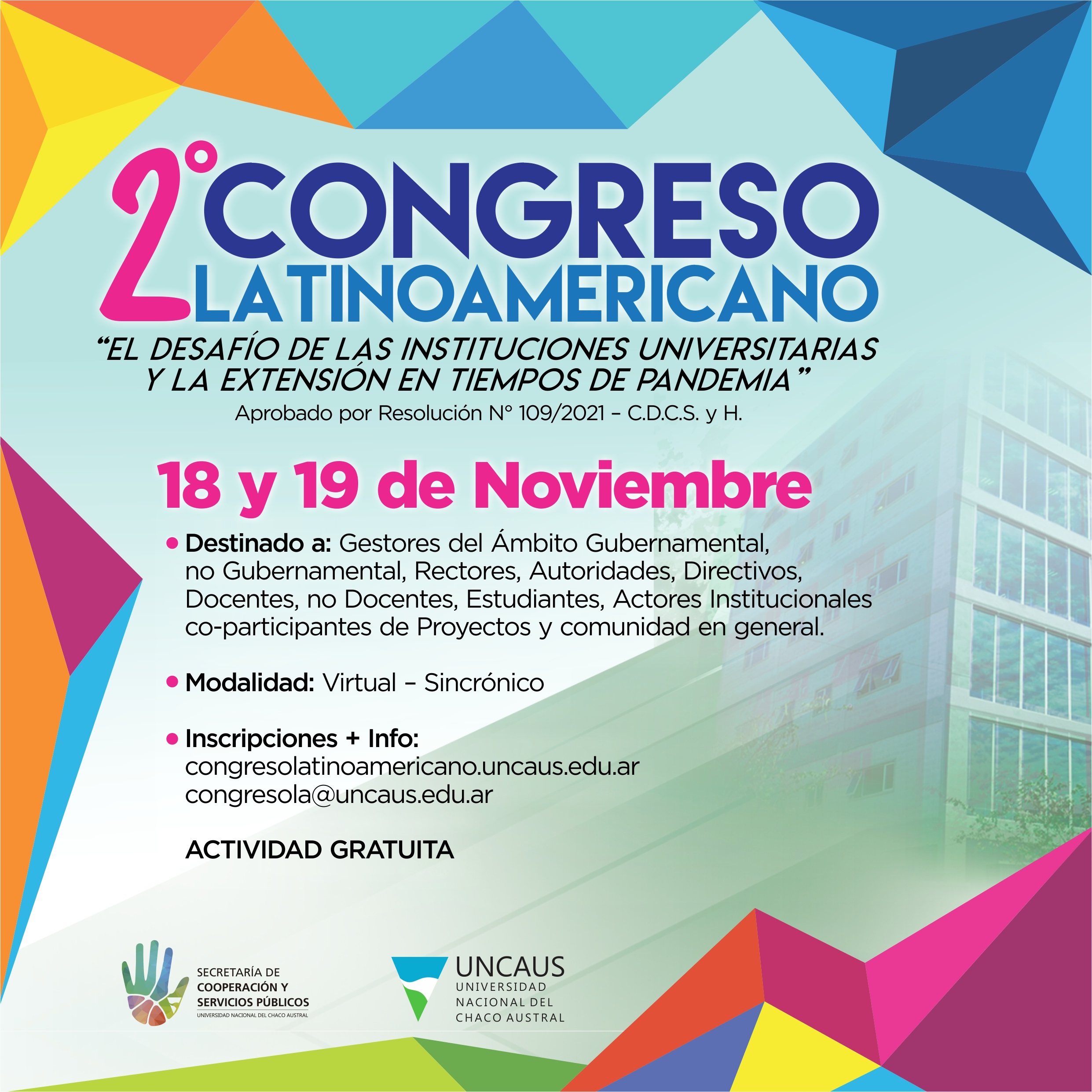 II CONGRESO LATINOAMERICANO: 