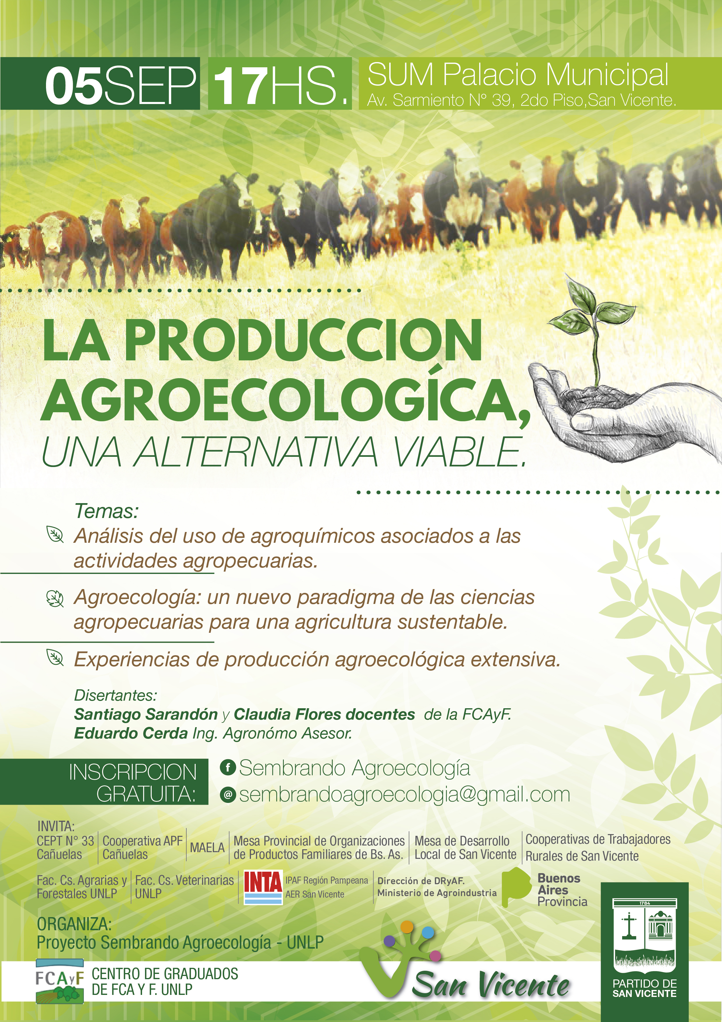 La producción Agroecologia, una alternativa viable