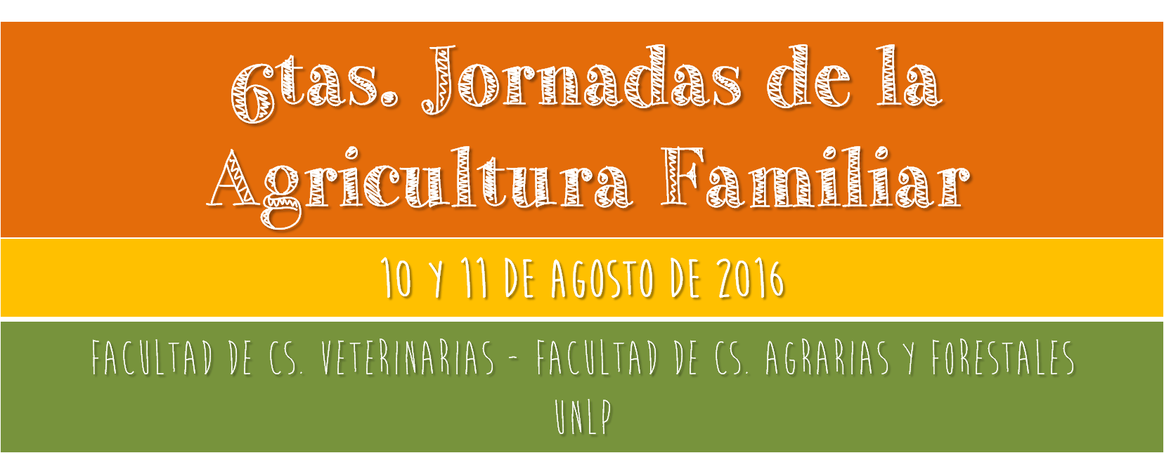 6tas. Jornadas de Agricultura Familiar