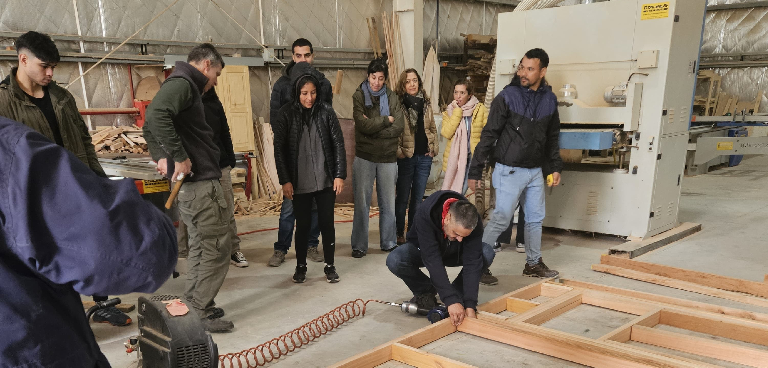 Finalizó el Curso de Construcción en Madera en el CTM