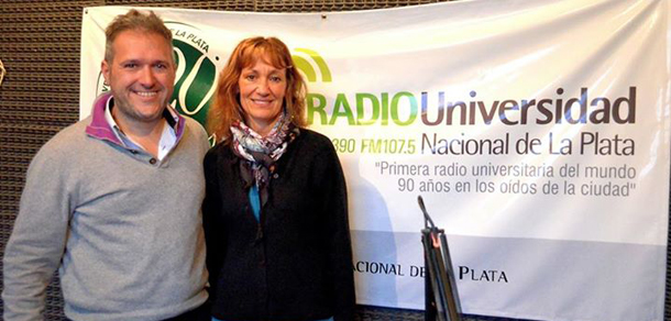 La Dra. Cecilia Mónaco en Radio Universidad