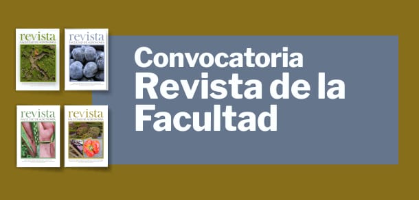 Convocatoria especial de la Revista de la Facultad