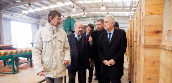 Visita del Intendente de la Ciudad de La Plata a la Estación Experimental Julio Hirschorn