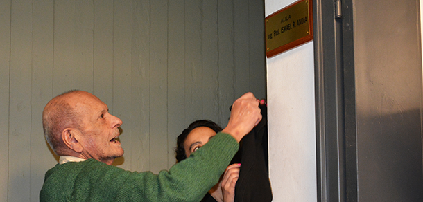 Inauguración del Aula Ingeniero Forestal Ismael Andía