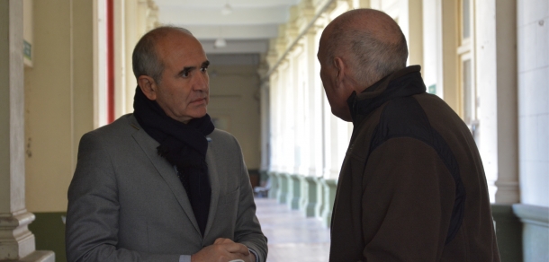 Visita del Presidente de la Universidad Nacional de La Plata 