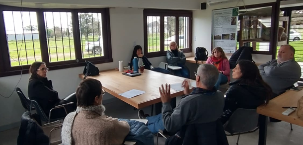 Reunión en la Biofábrica Escuela
