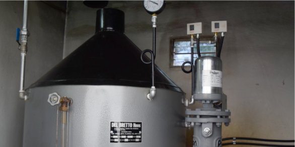 Instalación y puesta en funcionamiento de una nueva caldera generadora de vapor