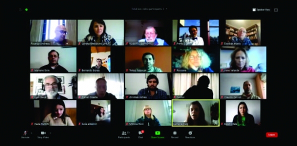 Sesión del Consejo Directivo de la Facultad en modo virtual