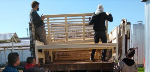 El CTM entregó camas de madera para el sistema de salud de La Plata