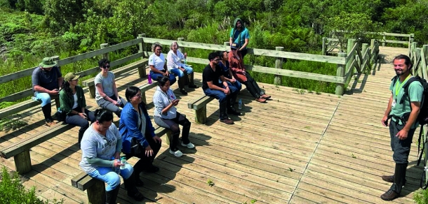 Visita a la UNESP en Brasil