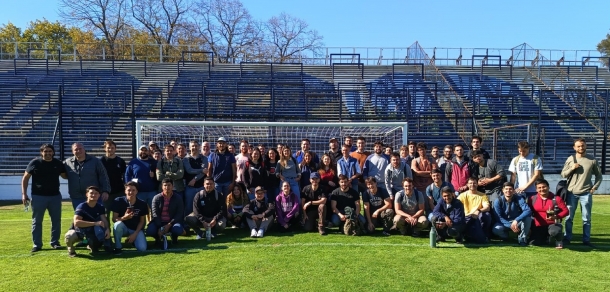 Visita al estadio de Gimnasia y Esgrima de La Plata