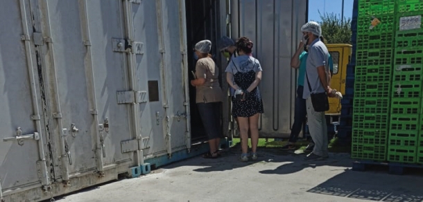 Visita al Banco Alimentario de La Plata