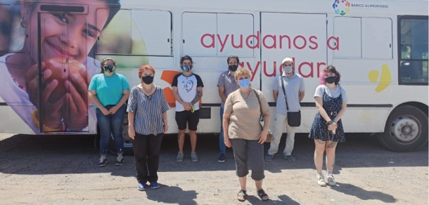 Visita al Banco Alimentario de La Plata