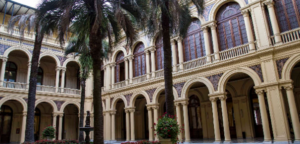 “Patio de las Palmeras” de la Casa Rosada