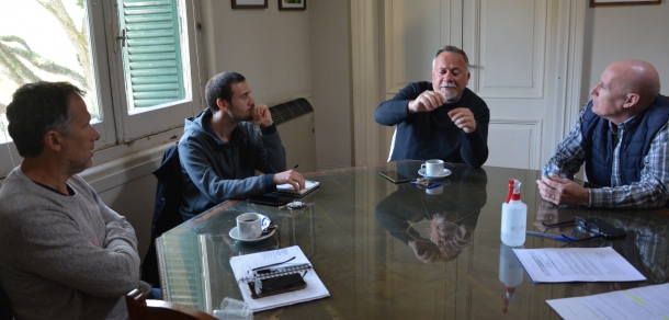 Reunión con autoridades de la Secretaría de Planeamiento, Obras y Servicios de la Universidad Nacional de La Plata