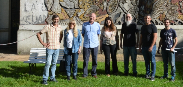 Encuentro para puesta en valor del mural del patio central