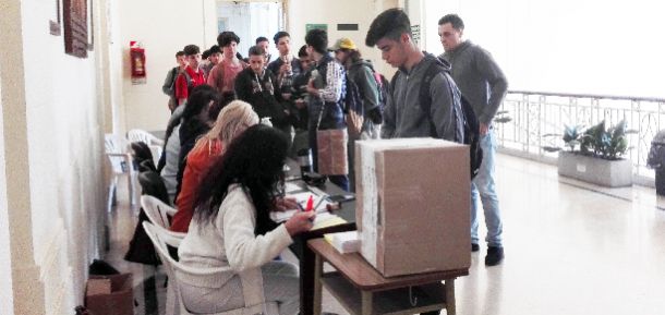 Resultado de las elecciones del Claustro Estudiantil 