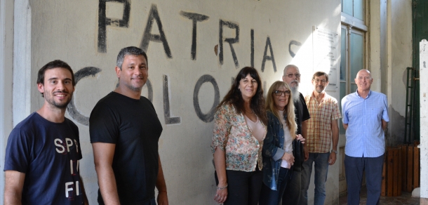 Encuentro para puesta en valor del mural del patio central
