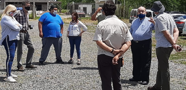 VISITA DEL PRESIDENTE DE LA UNLP A LA ESTACIÓN EXPERIMENTAL  J. HIRSCHHORN