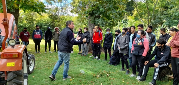 Jornada de capacitación en la escuela Secundaria Agraria N°1 