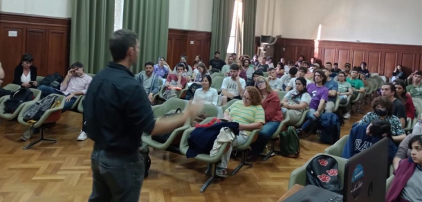 El Ing. Agr. Juan Martín Richter brindó una charla en el marco del curso Práctica Profesionalizante I