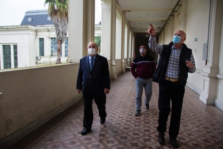 Reunión de balance con el presidente de la UNLP 