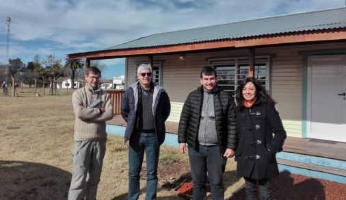 Visita del Secretario de Producción de la UNLP a la EEJH