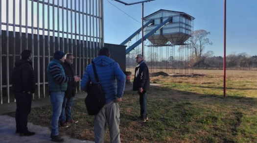 Visita del Secretario de Producción de la UNLP a la EEJH