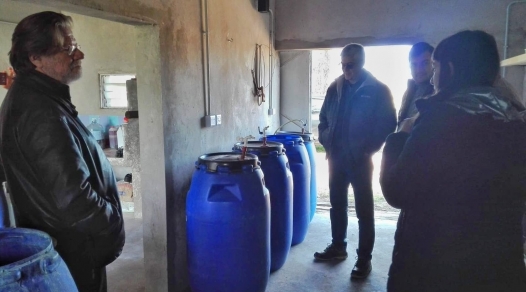 Visita del Secretario de Producción de la UNLP a la EEJH