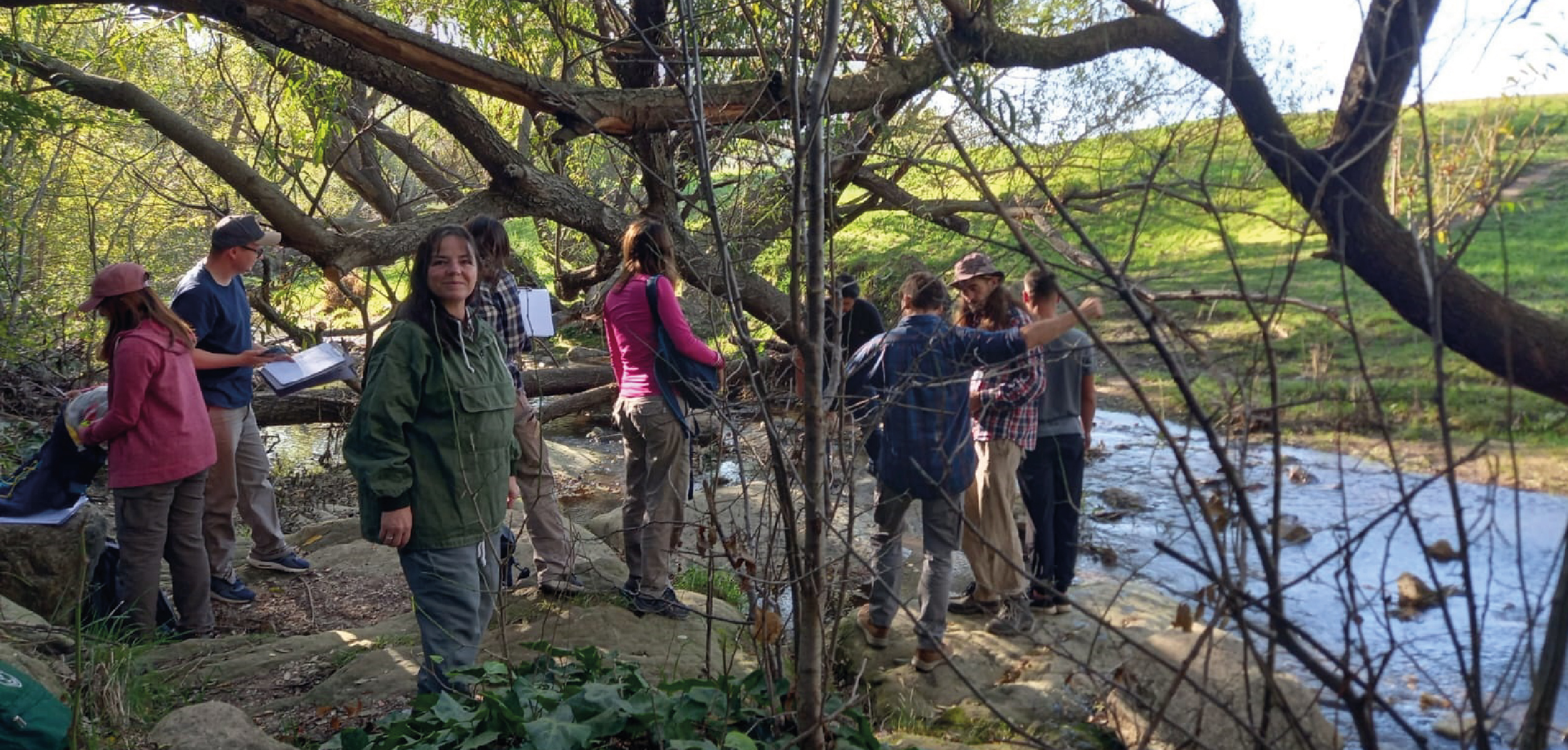 Viaje de estudiantes del curso de Manejo de Cuencas Hidrográficas 