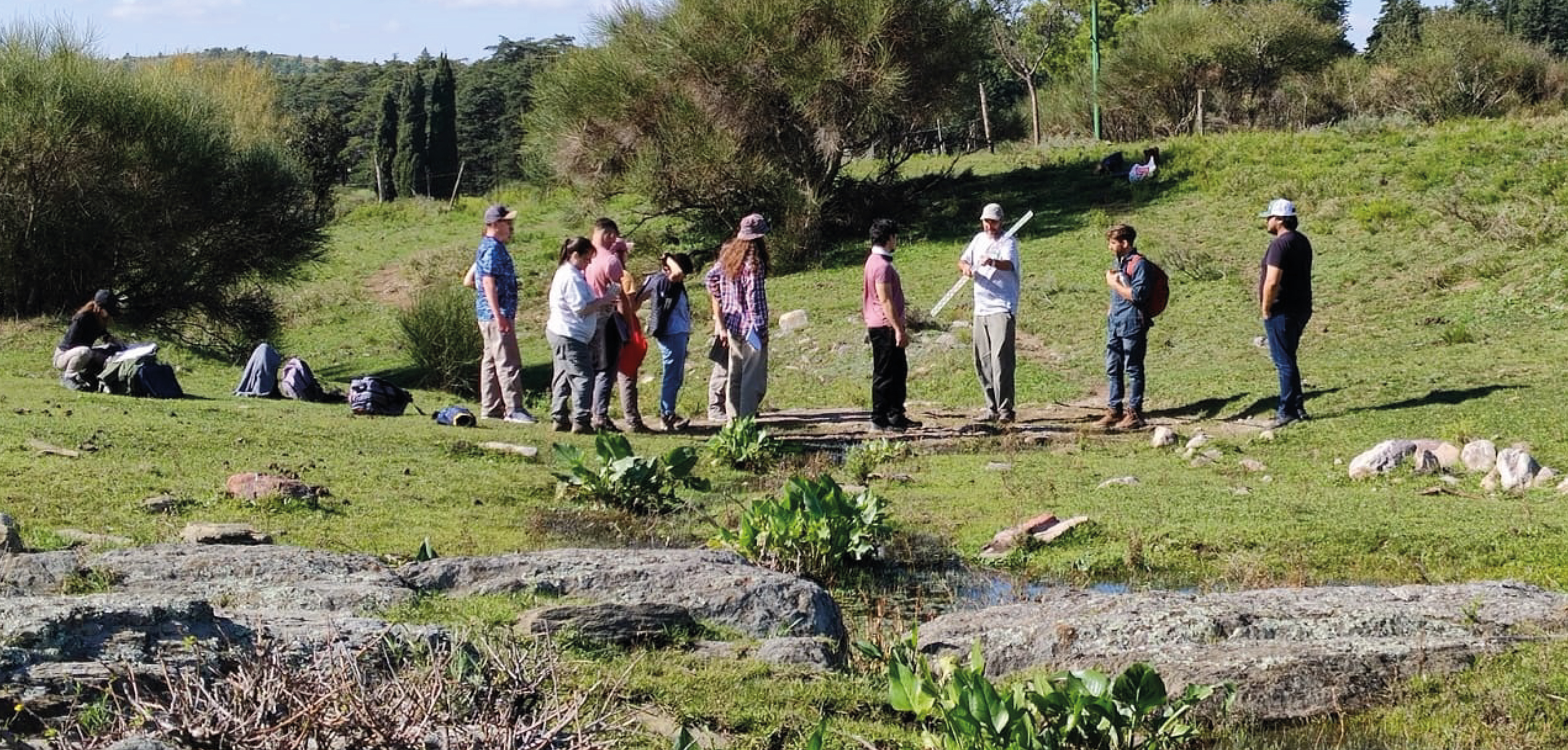 Viaje de estudiantes del curso de Manejo de Cuencas Hidrográficas 