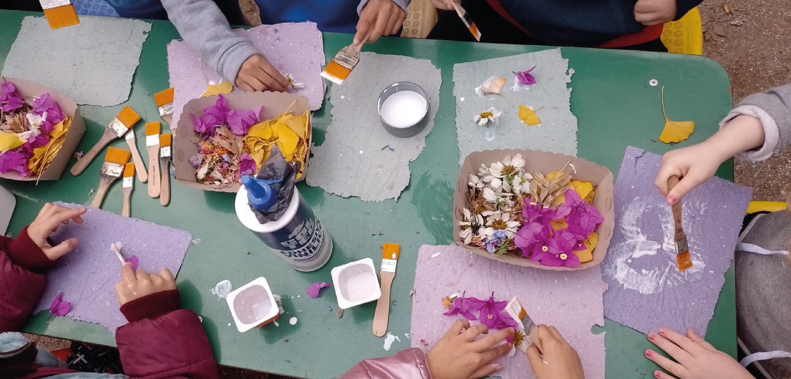 Elaboración de Papel Artesanal en Bibliotecas Populares