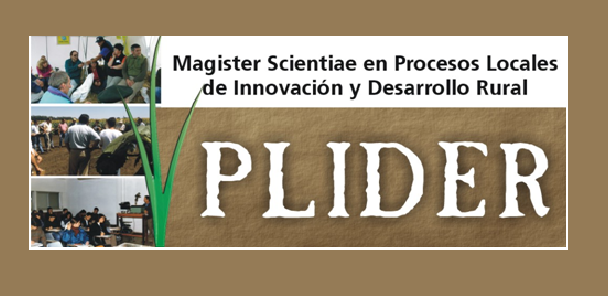 Inscripción para la Carrera de Maestría en Procesos Locales de Innovación y Desarrollo Rural (PLIDER)