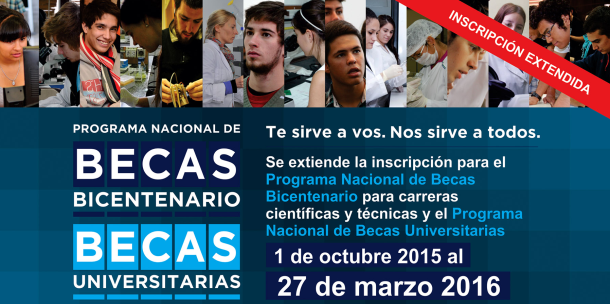 Prorroga de las Becas Bicentenario 2016