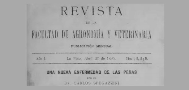 Se encuentran en la plataforma digital de la Revista de la Facultad los números correspondientes al año 1895